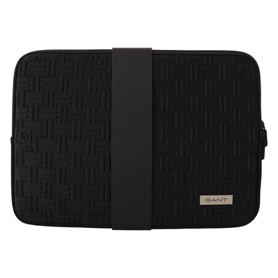 Gant Black Padded Pouch Bag Zipper Cover Sleeve Case for Men