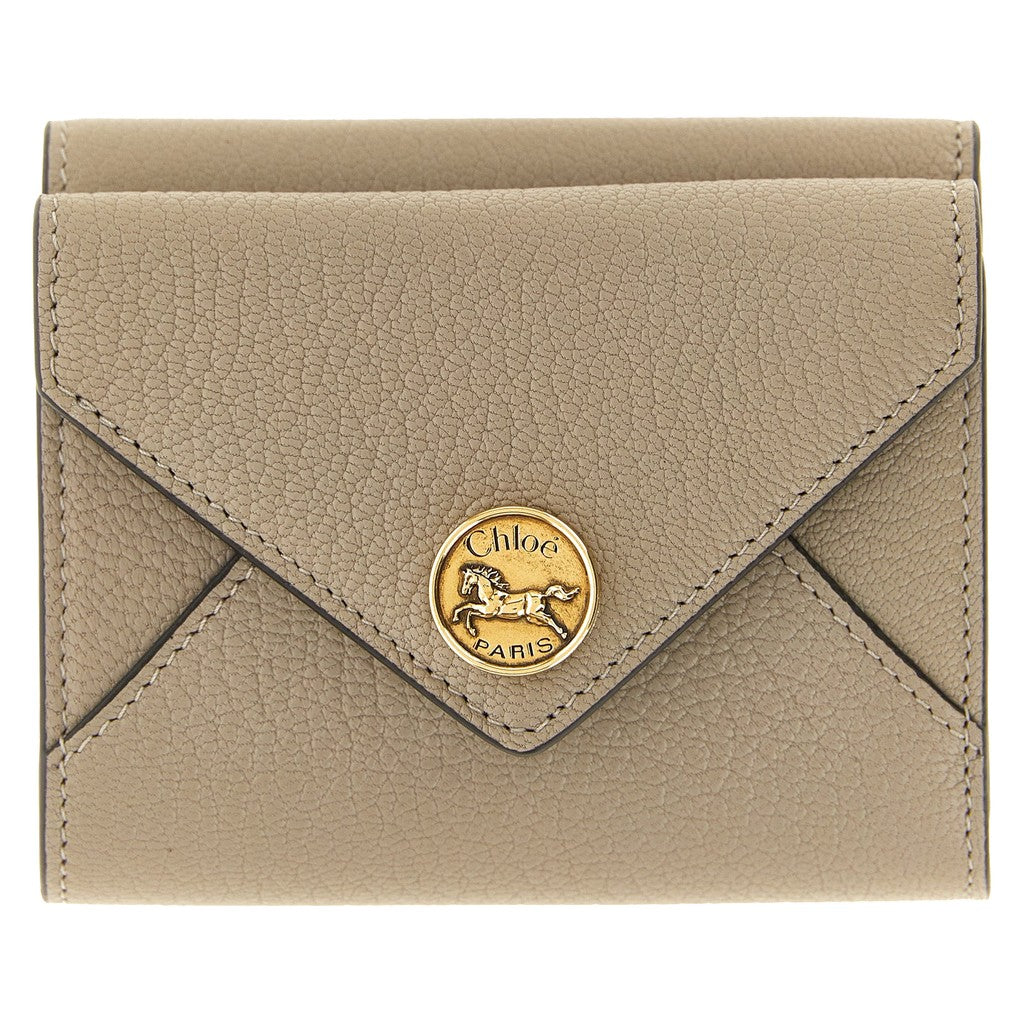 Chloé Beige Goatskin Cardholder for Women