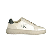 Calvin Klein White Polyurethane Men Sneaker