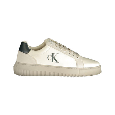 Calvin Klein White Polyurethane Men Sneaker