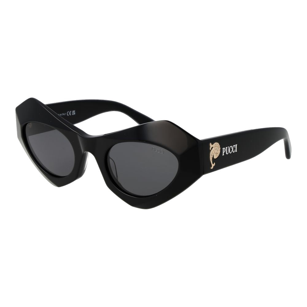 Emilio Pucci Women's Cat Eye Sunglasses – Black Plastic