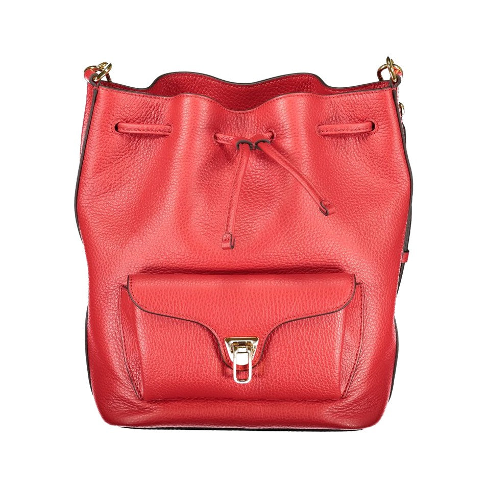 Coccinelle Red Leather Women's Bag