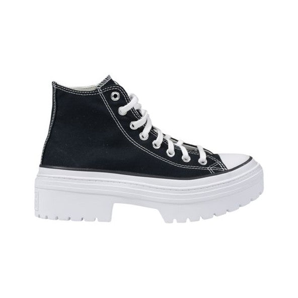 Converse Black Fabric Chunky Sneakers for Women