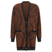 Etro Brown Viscose Cardigan for Women