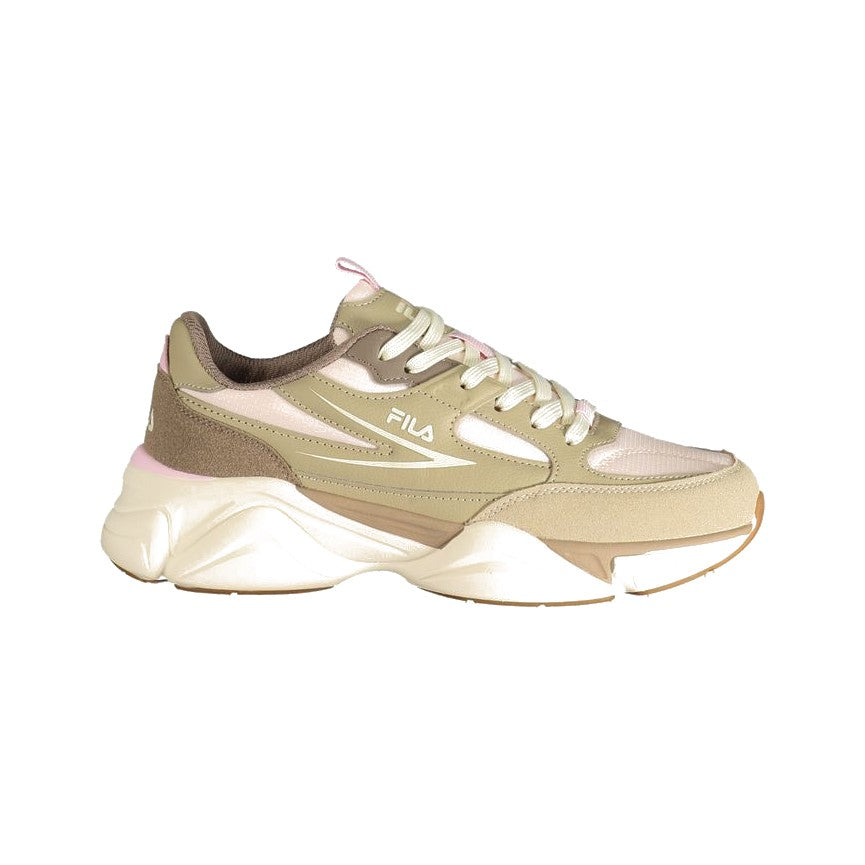 Fila Beige Polyurethane Women's Sneaker
