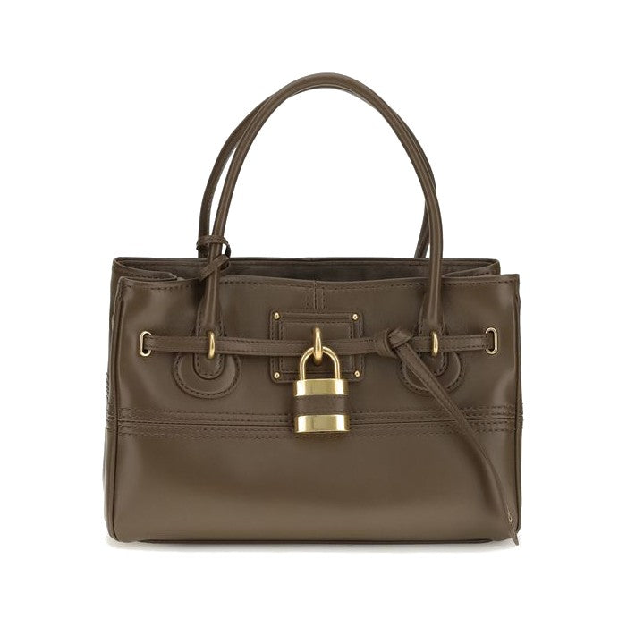 Chloé Brown Buffalo Leather Handbag for Women