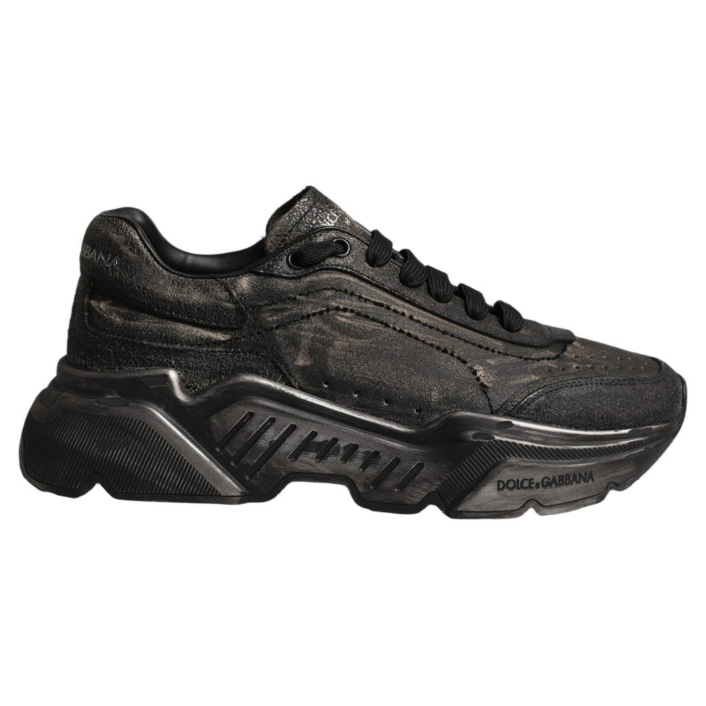 Dolce & Gabbana Black Daymaster Low Top Sneakers Shoes for Women