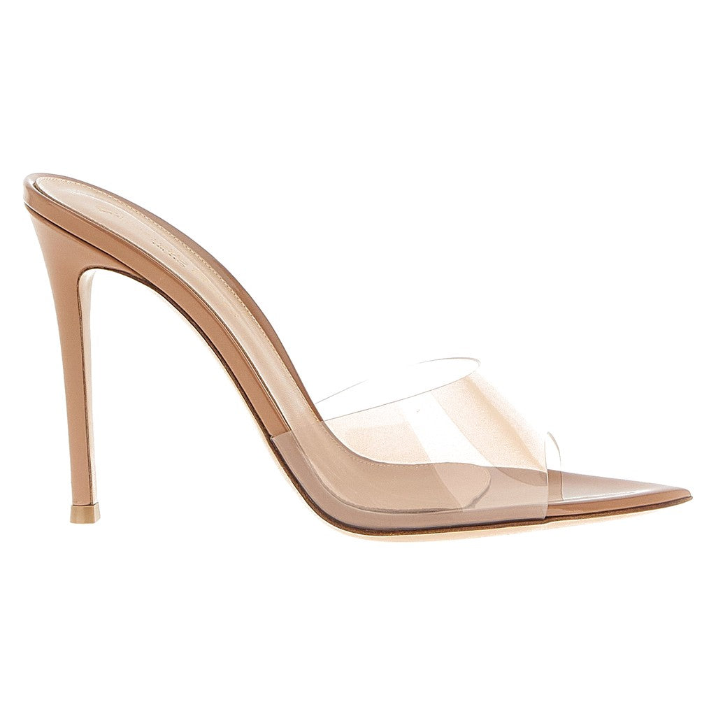 Gianvito Rossi Beige Plastic Stiletto Heel Sandals for Women