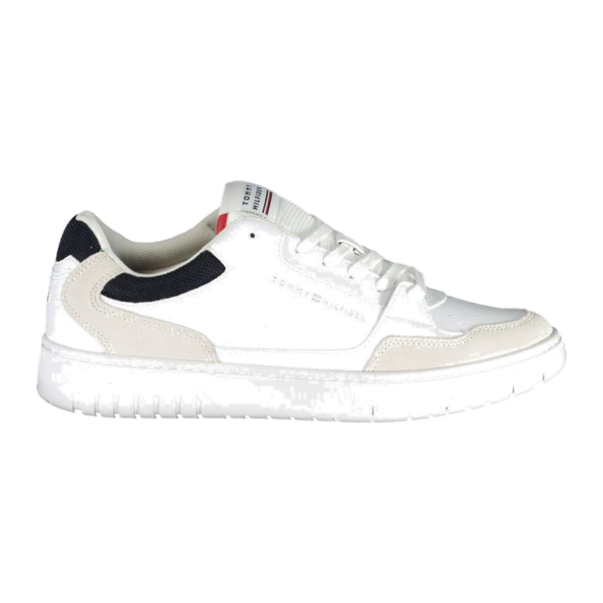 Tommy Hilfiger White Polyethylene Men Sneaker