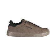 Gas Brown Polyurethane Mens Sneaker for Men