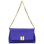 Tom Ford Purple Satin Clutch Bag for Women
