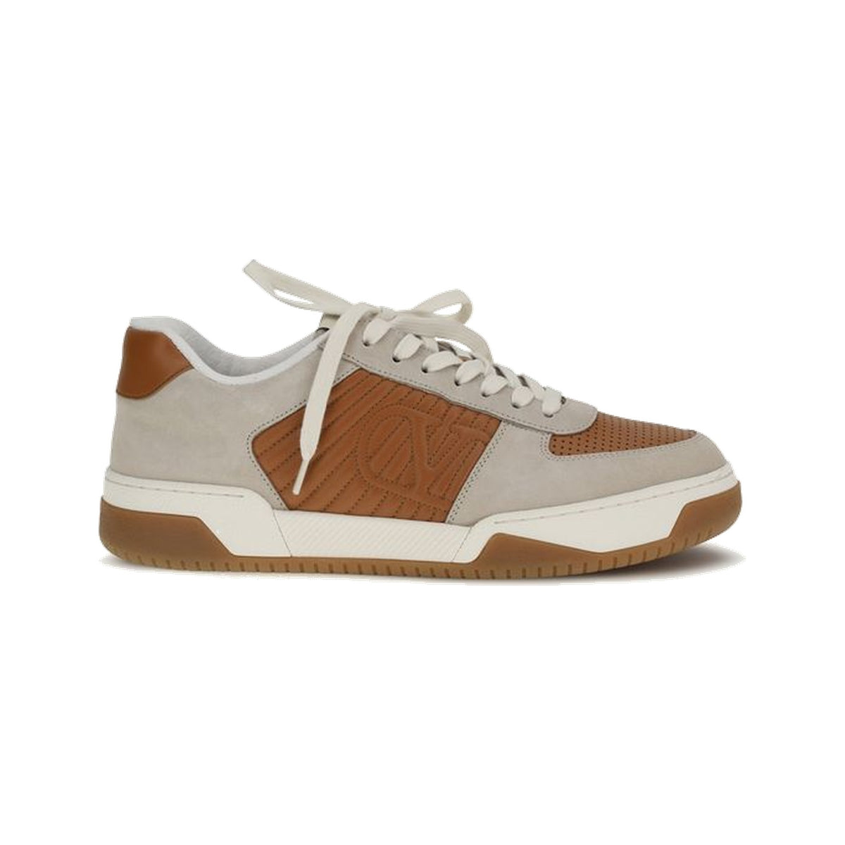 Valentino Garavani Multicolor Calf Leather Bos Taurus Athletic Sneakers for Men