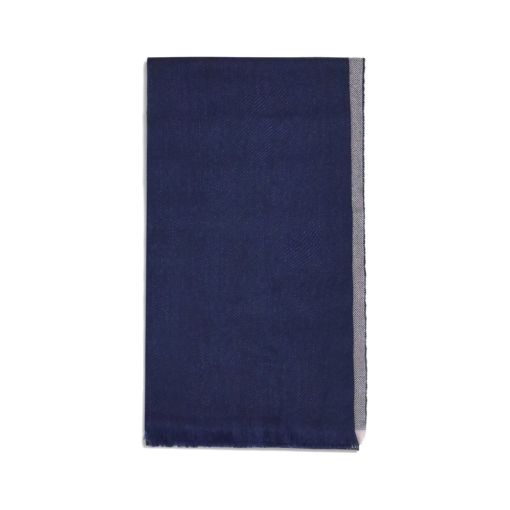 Brunello Cucinelli Blue Cashmere Scarf for Men