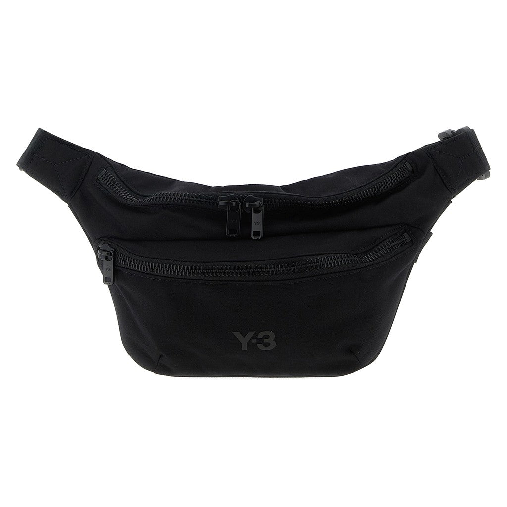 Y-3 Black Polyamide Crossbody Bag for Unisex