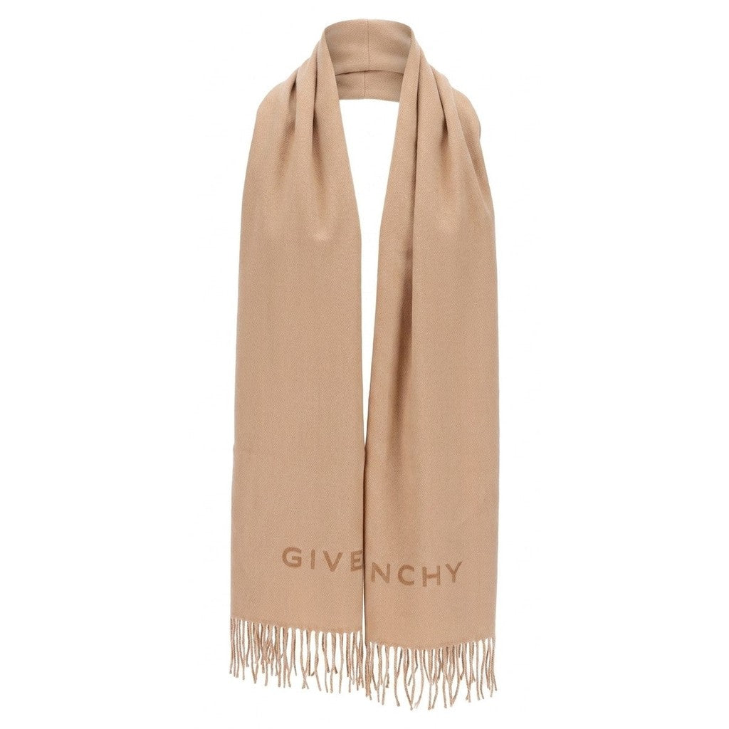 Givenchy Beige Virgin Wool Scarf for Men