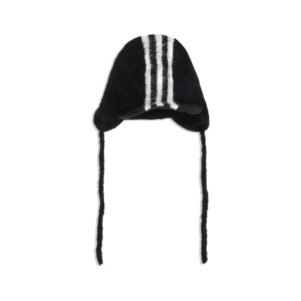Y-3 Black Polyamide Beanie for Men