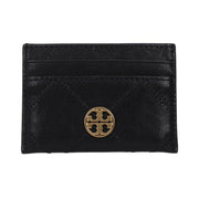 Tory Burch Black Leather Cardholder for Women