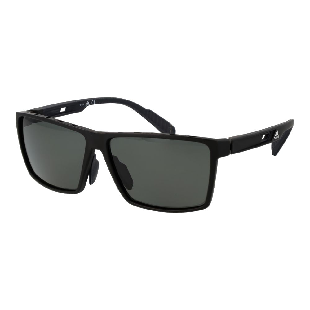 Adidas Men's Square Sunglasses – Black Plastic