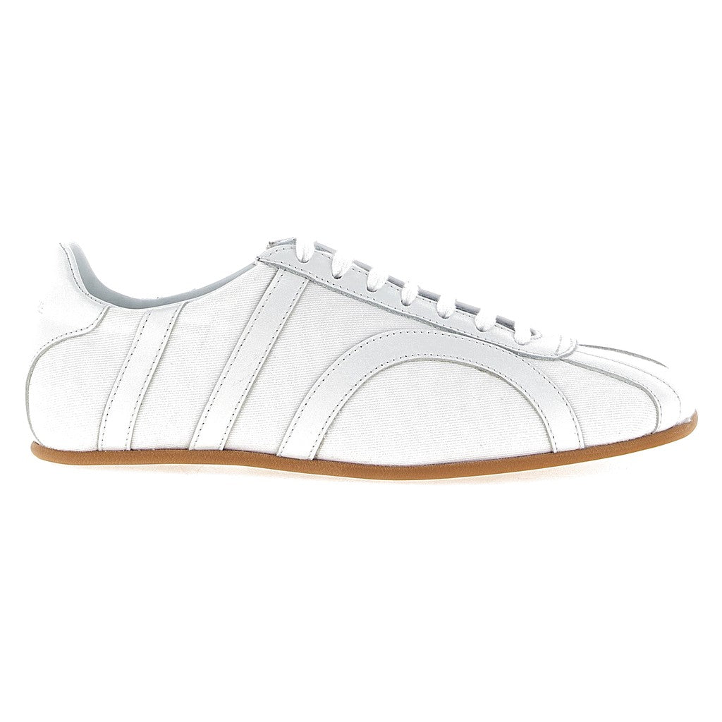 TOTEME White Recycled Cotton Low Top Sneakers for Women