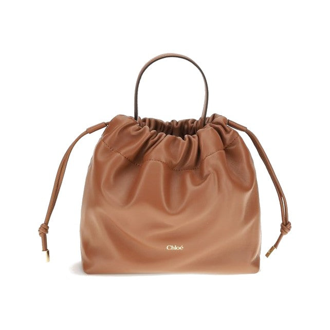 Chloé Brown Lamb Ovis Aries Shoulder Bag for Women