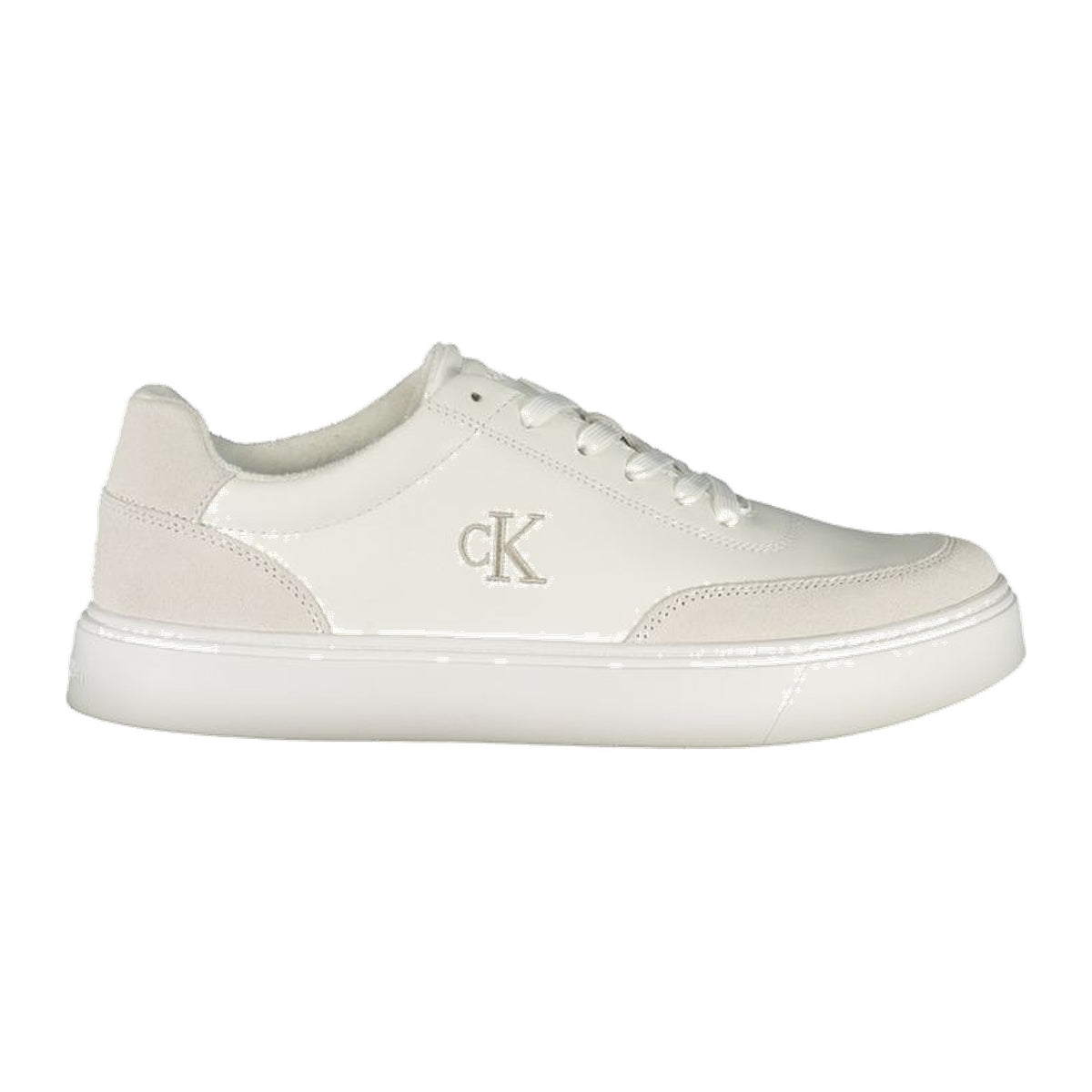 Calvin Klein White Polyurethane Men's Sneaker