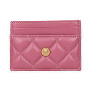 Versace Pink Leather Cardholder for Women