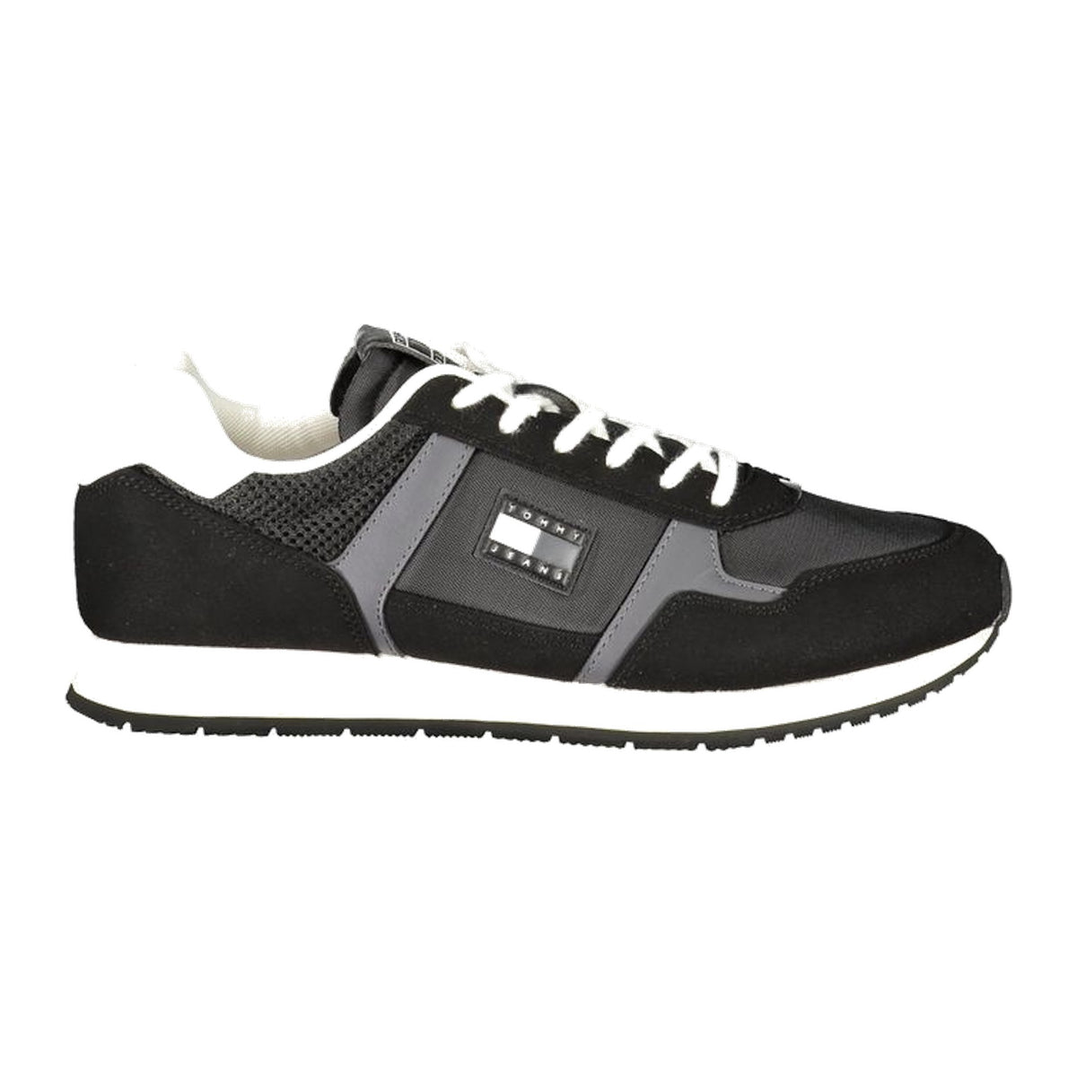 Tommy Hilfiger Nero Polyurethane Men Sneaker