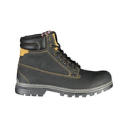 Carrera Black Polyurethane Men Ankle Boot