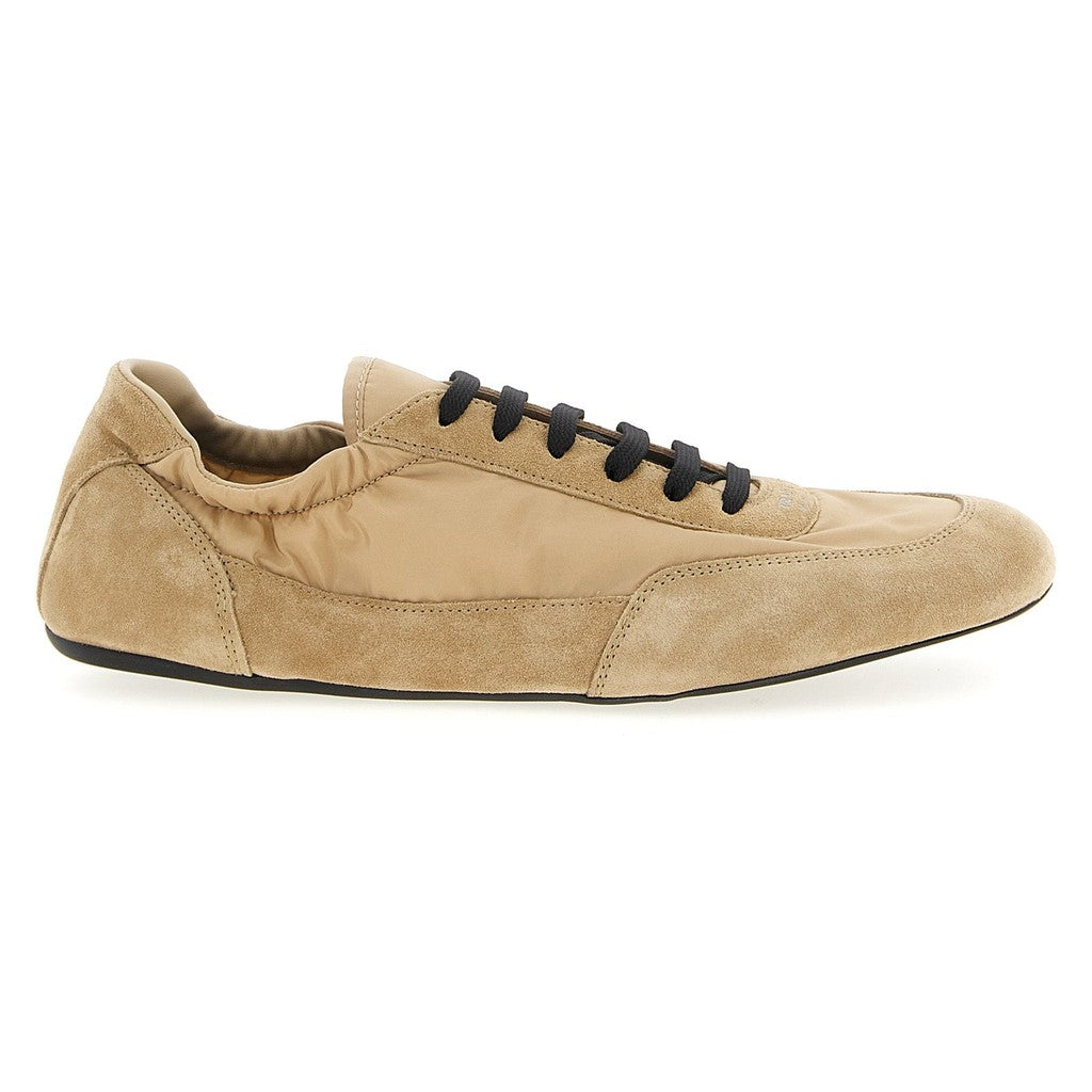 Prada Beige Polyamide Athletic Sneakers for Women