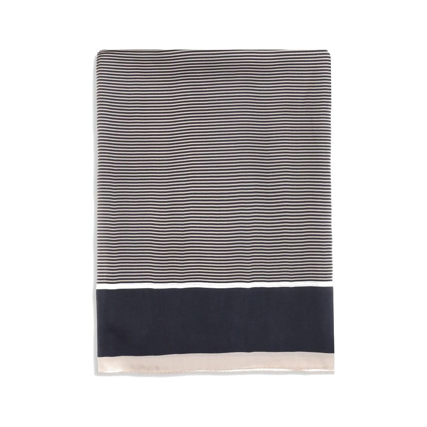 Saint Laurent Blue Silk Scarf for Women