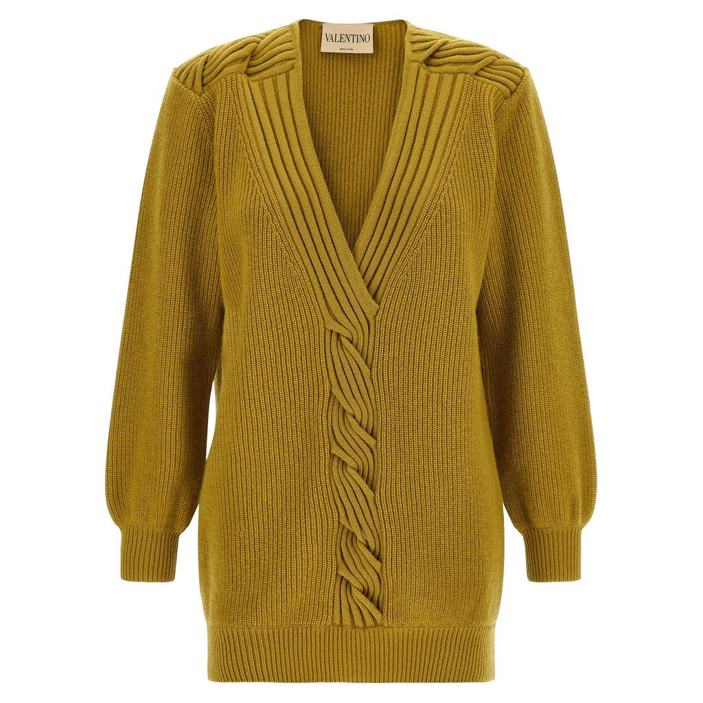 Valentino Garavani Multicolor Virgin Wool Cardigan for Women