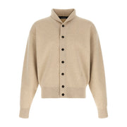 Jacquemus Beige Merino Wool Cardigan for Men