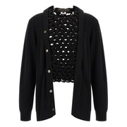 Comme des Garçons Black Wool Cardigan for Men