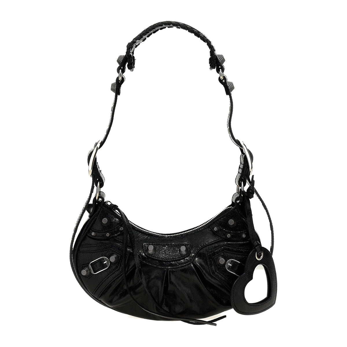 Balenciaga Black Lamb Leather Shoulder Bag for Women