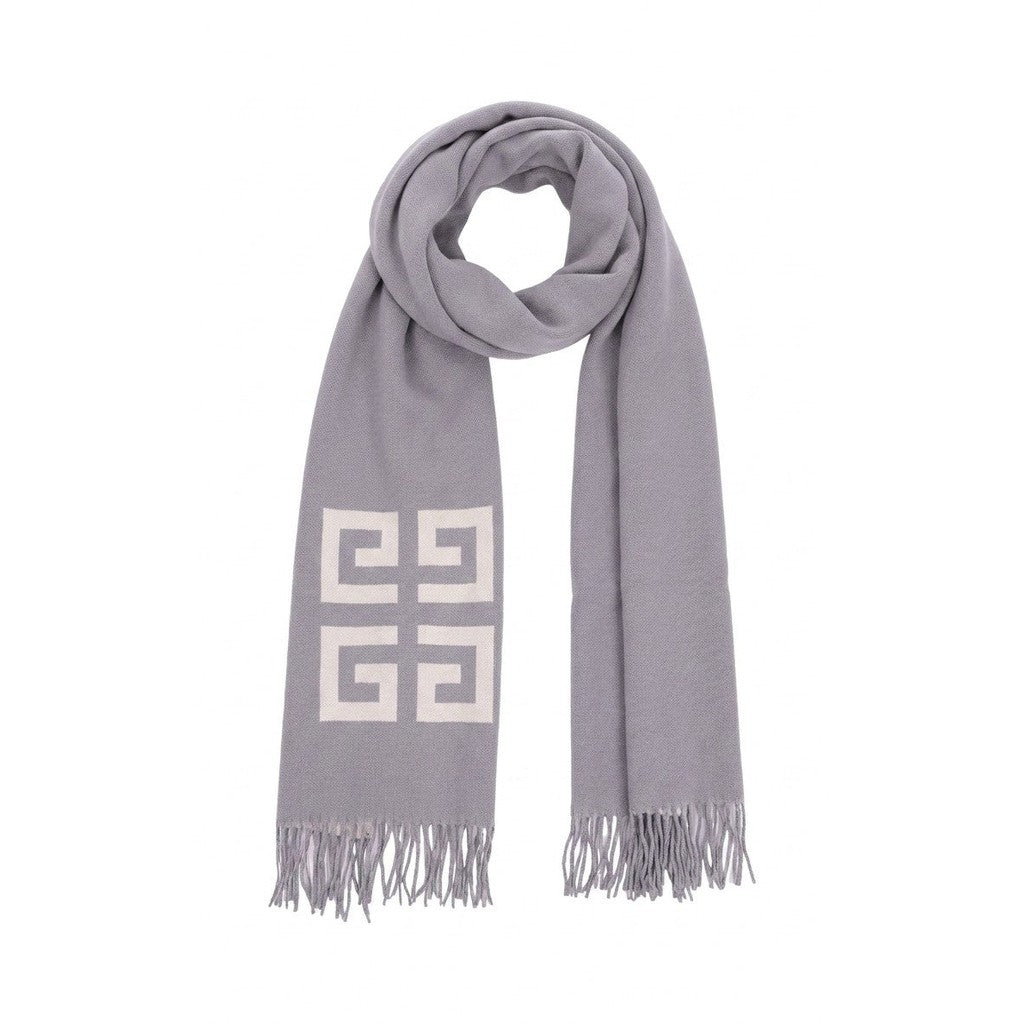 Givenchy Bicolor Virgin Wool Scarf for Men