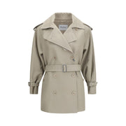 Max Mara Beige Cotton Trench Coat for Women