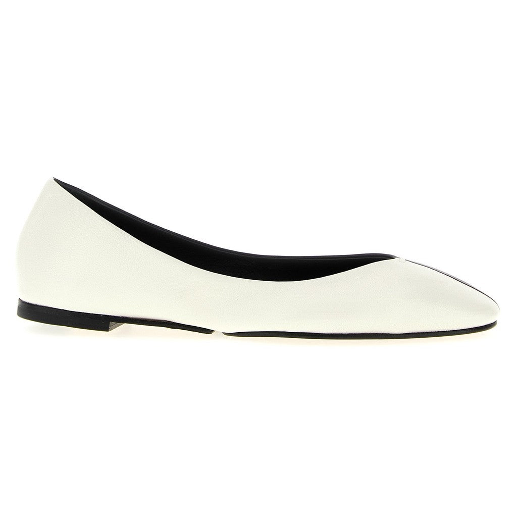 Jacquemus Bicolor Lamb Leather Ballet Flats for Women