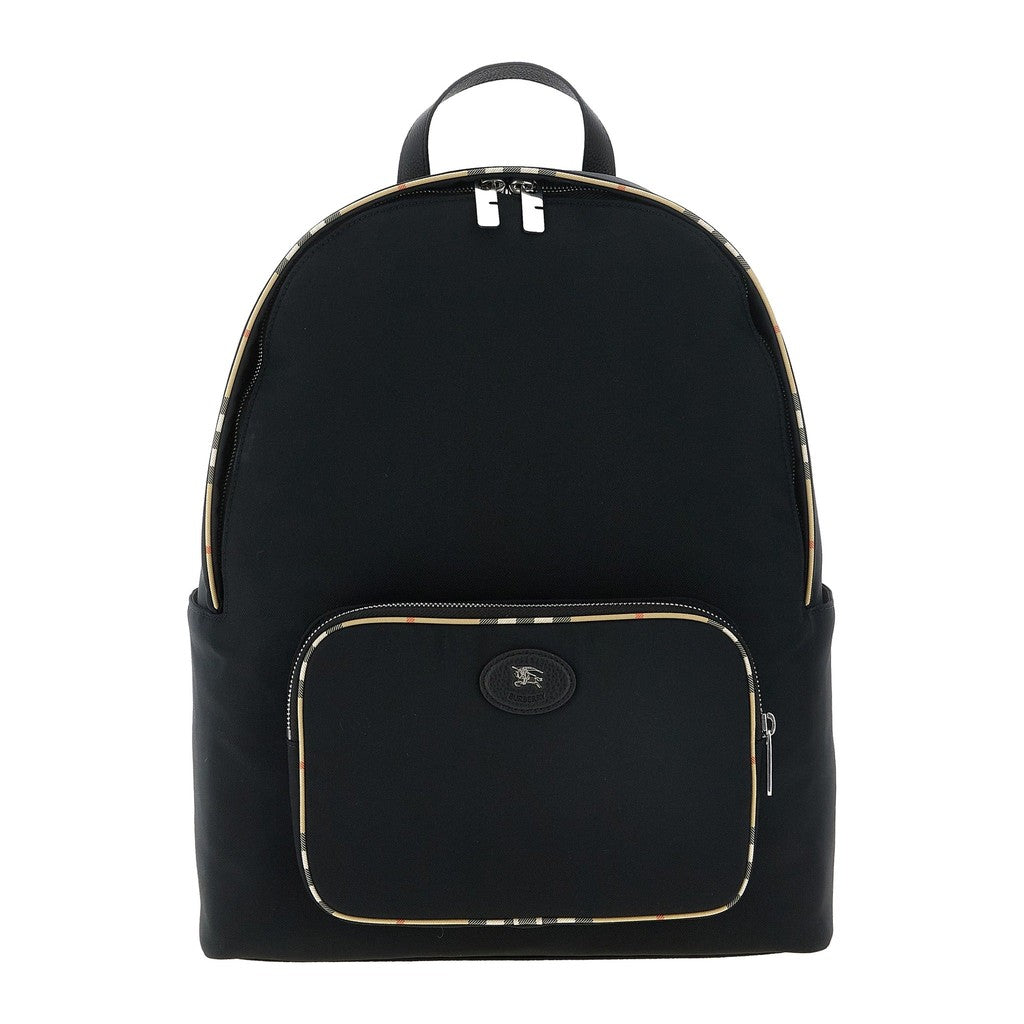 Burberry Black Polyester Backpack for Men