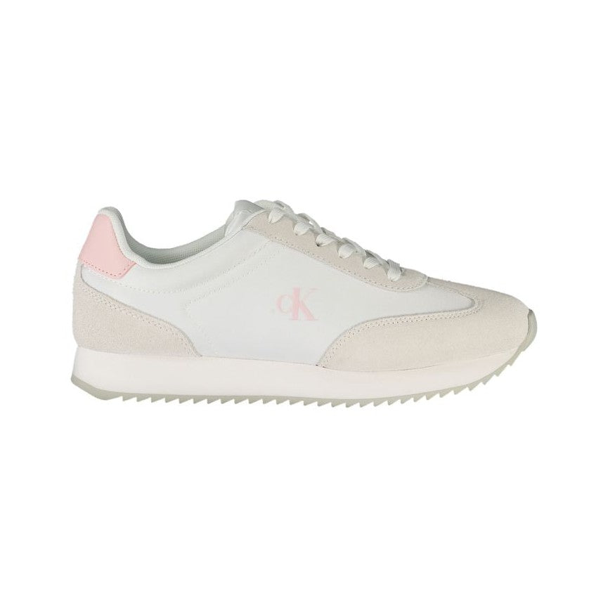 Calvin Klein Bianco Leather Woman Sneaker for Women