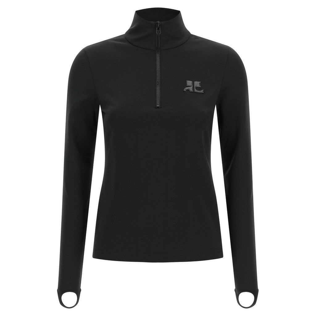 Courrèges Black Polyamide Cardigan for Women