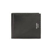 Prada Black Calf Leather Bos Taurus Wallet for Men