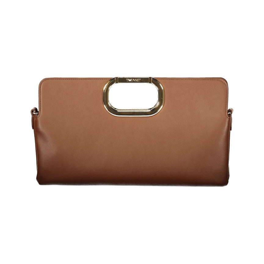 Twinset Brown Polyurethane Women's Bag