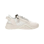 Fendi Beige Calf Leather Bos Taurus Athletic Sneakers for Men