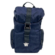 Versace Medusa Nylon Buckle Drawstring Backpack Bag for Women