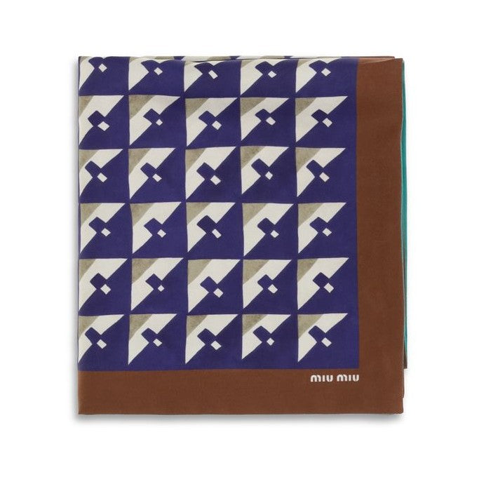 Miu Miu Multicolor Silk Scarf for Women