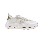 PINKO White Leather Chunky Sneakers for Women