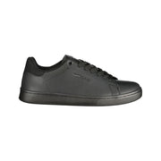 Gas Black Polyurethane Men's Sneaker
