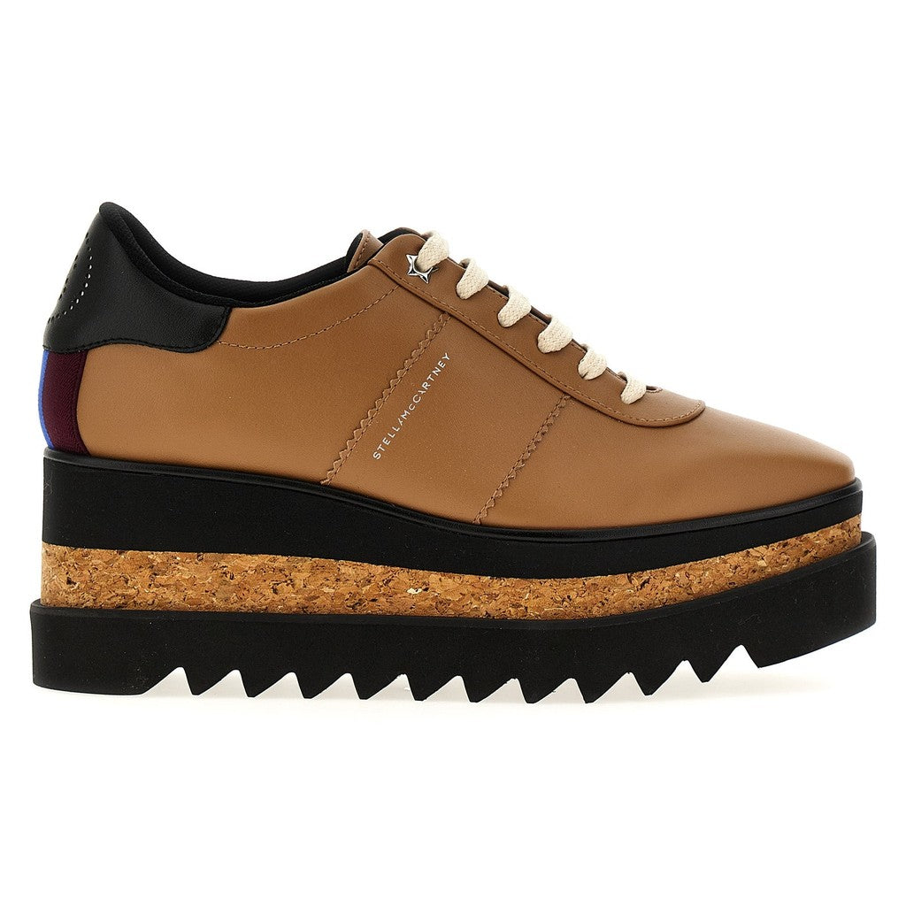 Stella McCartney Brown Polyester Wedge Sandals for Women