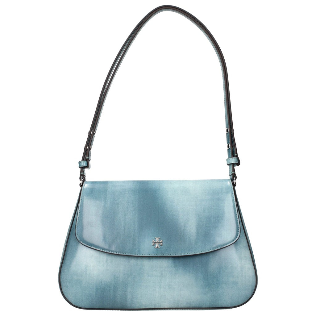 Tory Burch Blue Leather Shoulder Bag for Women