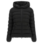 Moncler Black Polyester Full-Length Jacket for Women